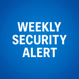 IT Support Weekly Alert