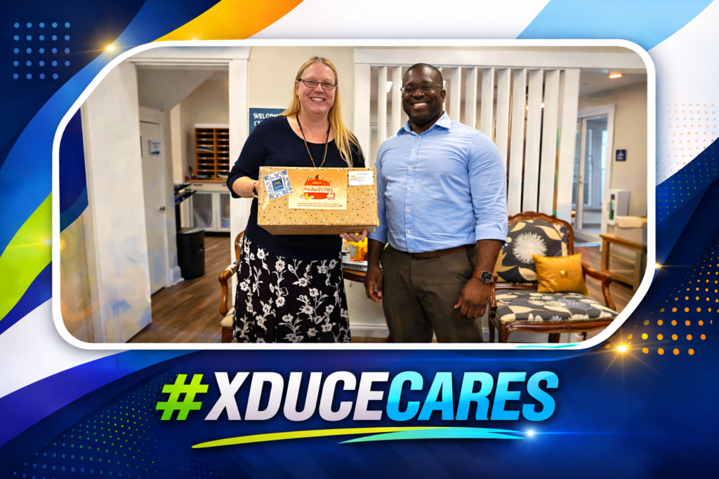 XDuceCares in action visiting a client.